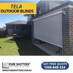 TELA Outdoor Blinds for Patio