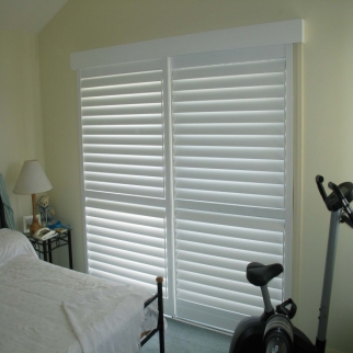 Sliding Aluminium Shutters Closed Blades