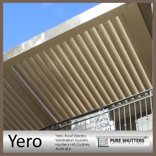 Yero Electric Opening Roof Louvres