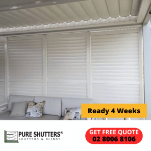 SS012001 Sombra Sliding Aluminium PRIVACY Outdoor Shutters