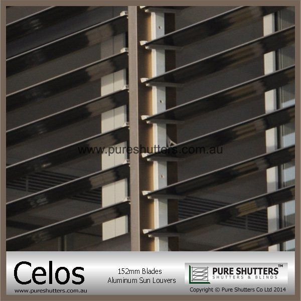 Celos 152mm Security Jalousie Shutters