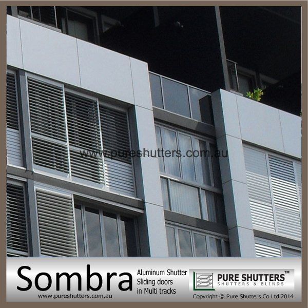 SS021001 Sombra Sliding Aluminium louver window