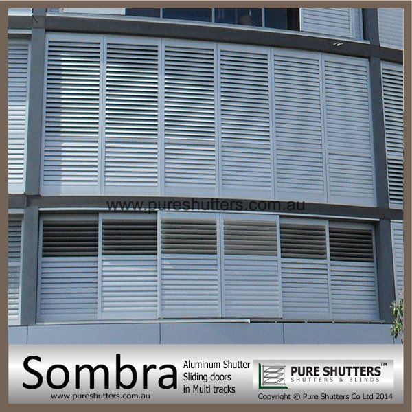 SS020001 Sombra Sliding Adjustable Louver Shutter